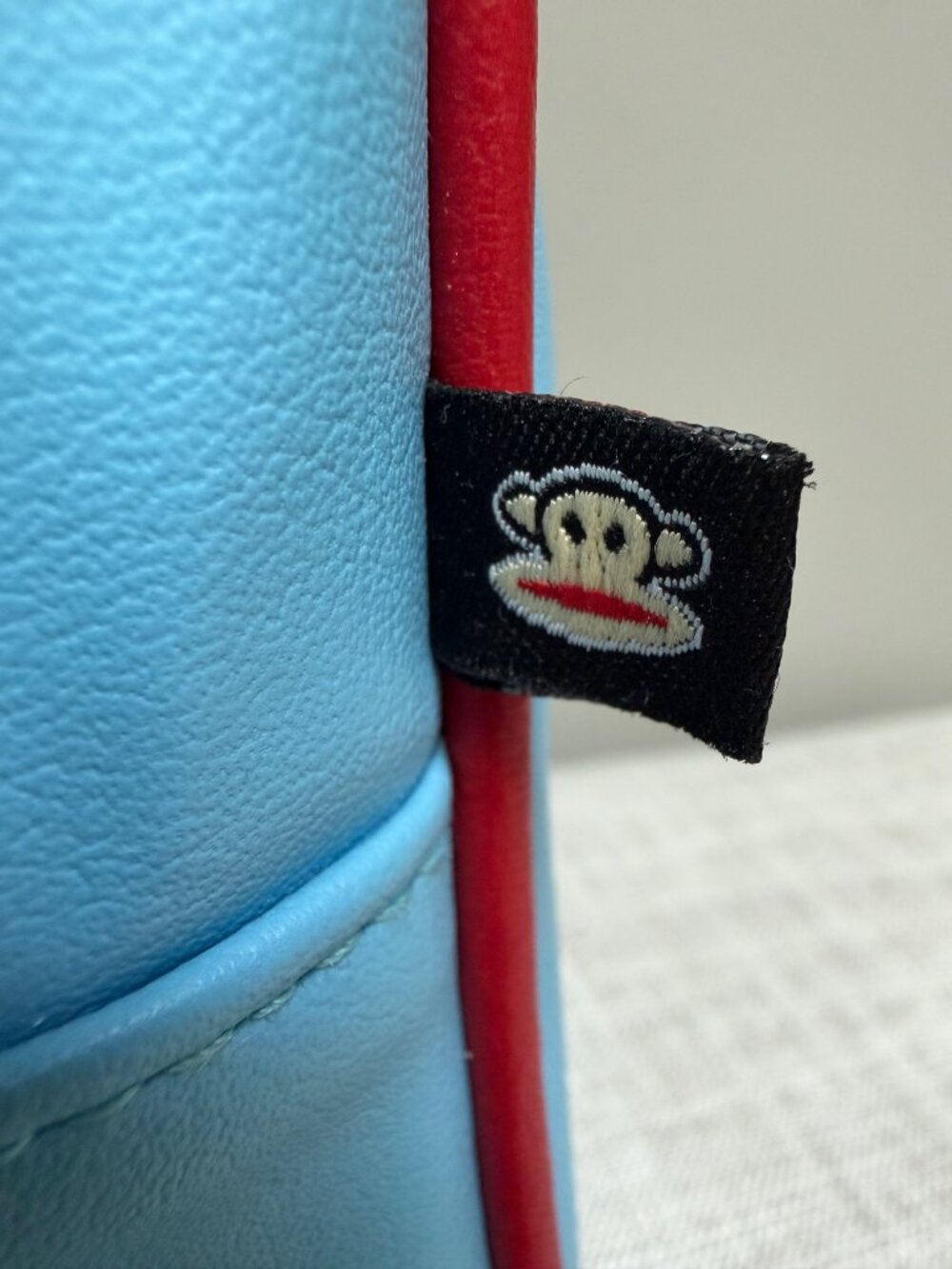 Paul Frank Blue and Red Julius Monkey Mini Square Handbag 2009 - Picture 4 of 8
